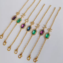 Load image into Gallery viewer, Initial Jewelled Bracelets