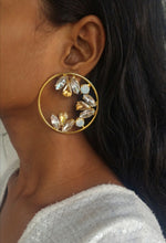 Load image into Gallery viewer, Sameera Crystal Hoops