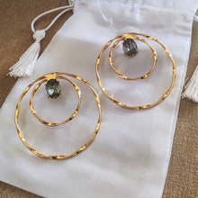 Load image into Gallery viewer, Celeste Large Hoops