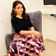 Load image into Gallery viewer, Turquoise Bar Earrings (Soha Ali Khan)