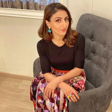 Load image into Gallery viewer, Turquoise Bar Earrings (Soha Ali Khan)