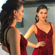 Load image into Gallery viewer, Ruby Pearl Petal Earrings (Kriti Sanon)
