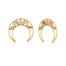 Load image into Gallery viewer, Amaana Moon Earrings