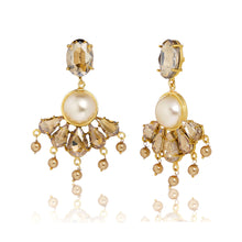 Load image into Gallery viewer, Pearl Crystal Mini Danglers