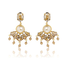 Load image into Gallery viewer, Pearl Crystal Mini Danglers