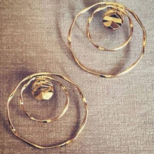 Load image into Gallery viewer, Capri Pyramid Hoops (Malvika Mohananan)