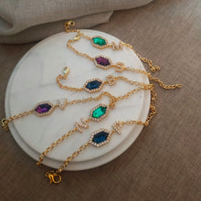 Load image into Gallery viewer, Initial Jewelled Bracelets