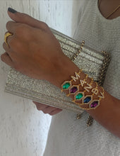 Load image into Gallery viewer, Initial Jewelled Bracelets