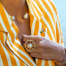 Load image into Gallery viewer, Pearl Wheel Ring