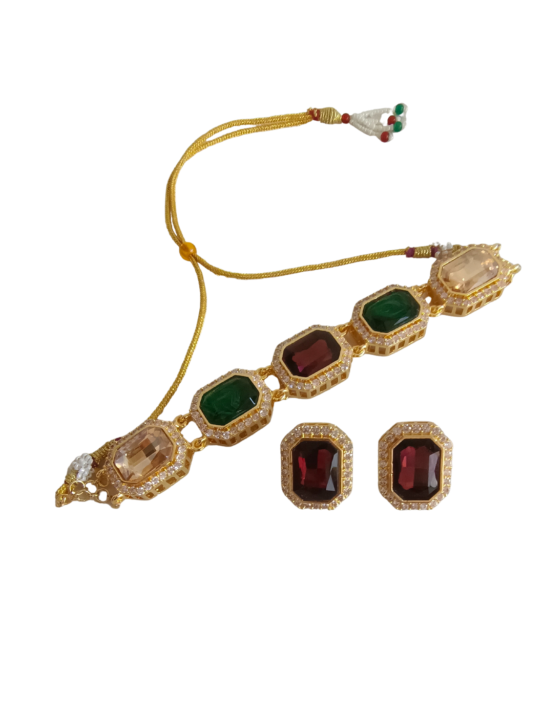 Araana Multijewelled Choker Set