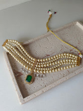Load image into Gallery viewer, Araana Pearl Crystal Necklace Set
