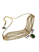 Load image into Gallery viewer, Araana Pearl Crystal Necklace Set
