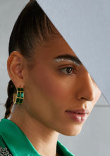Load image into Gallery viewer, Chandelier Baguette Hoops

