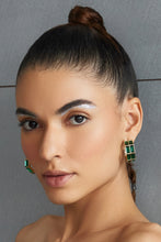 Load image into Gallery viewer, Chandelier Baguette Hoops
