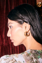 Load image into Gallery viewer, Chandelier Baguette Hoops
