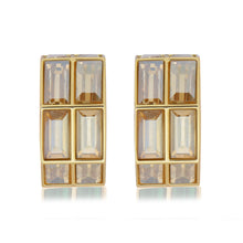 Load image into Gallery viewer, Chandelier Baguette Hoops

