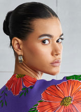 Load image into Gallery viewer, Chandelier Baguette Hoops
