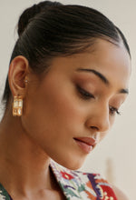 Load image into Gallery viewer, Chandelier Baguette Hoops
