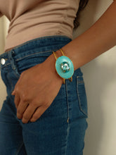 Load image into Gallery viewer, Aqua Turquoise Cuff
