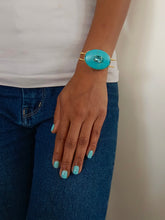 Load image into Gallery viewer, Aqua Turquoise Cuff
