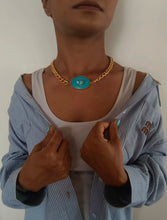 Load image into Gallery viewer, Aqua Turquoise Necklace
