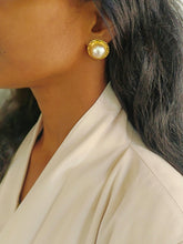 Load image into Gallery viewer, Pearl Luxe Studs (Sharvari Wagh, Mrunal Thakur, Manushi Chhilar)

