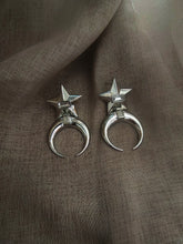 Load image into Gallery viewer, Star Moon Danglers
