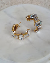 Load image into Gallery viewer, Stella Swarovski Hoops
