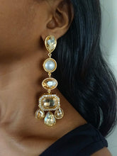 Load image into Gallery viewer, Araana Statement Danglers (Gold base)
