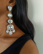 Araana Statement Danglers (Silver)