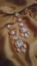 Load and play video in Gallery viewer, Araana Statement Danglers (Gold base)
