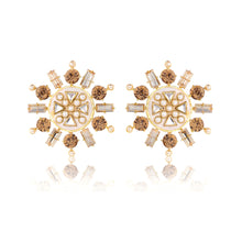 Load image into Gallery viewer, Rubaina Kundan Studs
