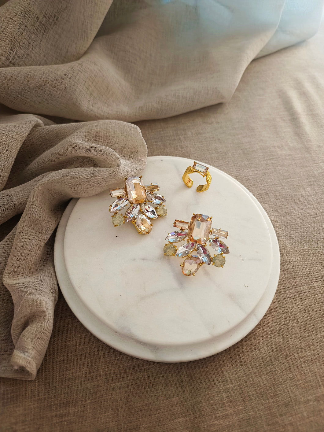 Eiffel studs + Cayla Ring